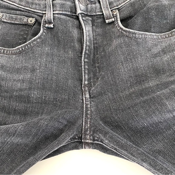 RAG & BONE Skinny Jeans with Open Hem in Concrete Wash - Picture 8 of 12